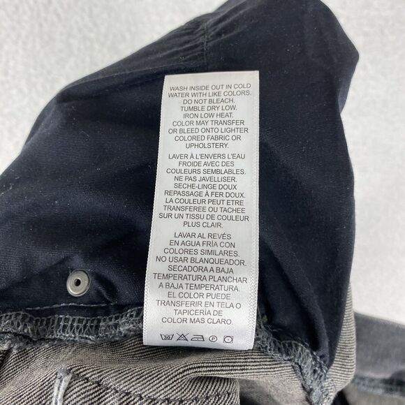 Frame Jeans Womens Size 2 (29x25.5) Gray Le One Crop Mini Boot Stretch Denim - Picture 11 of 15